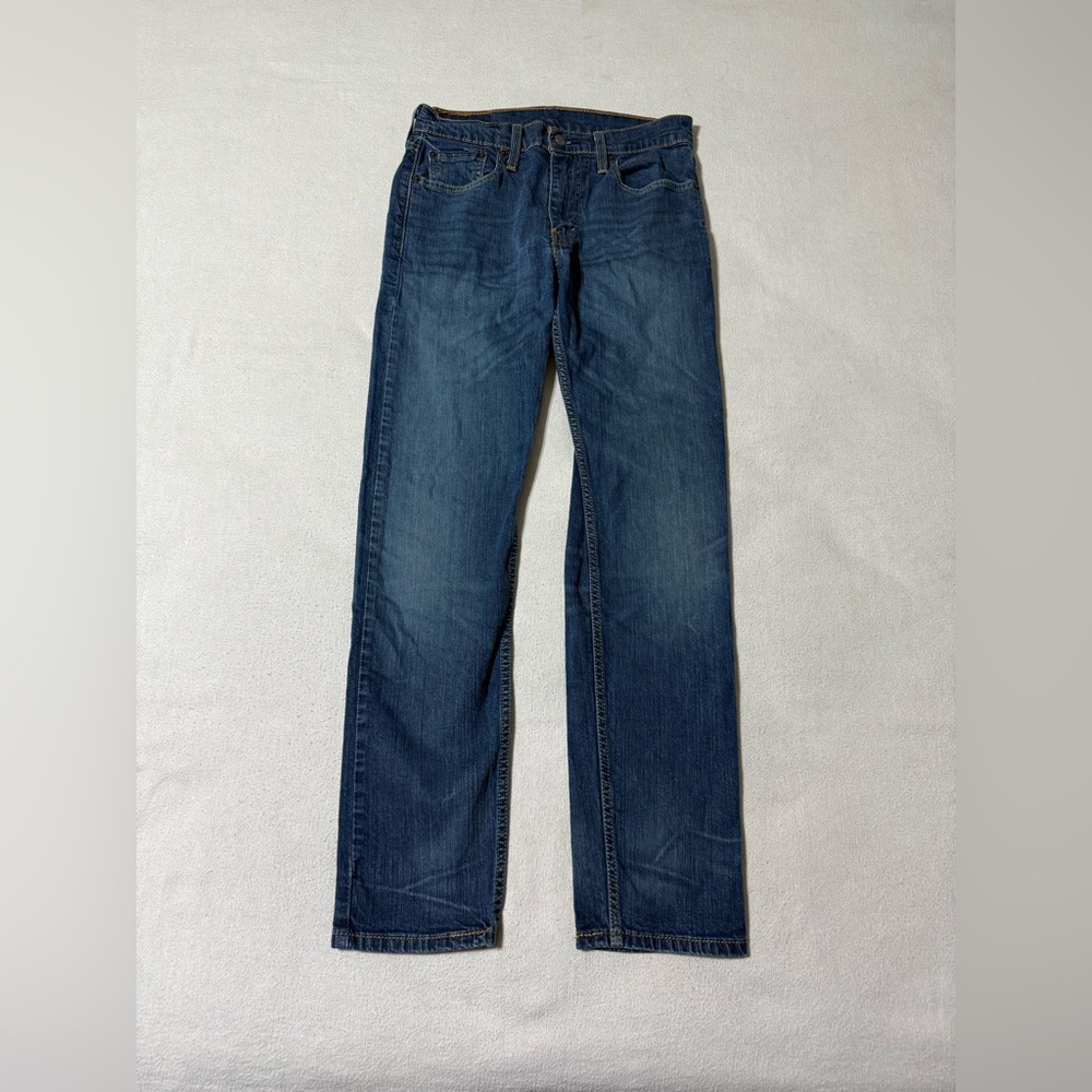Levis 502‎ Jeans Mens 29x29 Blue Regular Tapered Mid Rise Denim